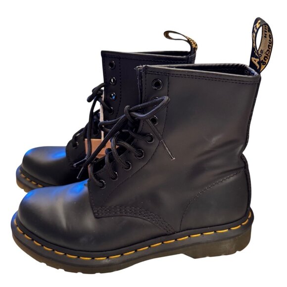 Dr. Martens Air Wair 1460 Size 7 EU 38 Black Lace Up NWOB - Picture 11 of 14